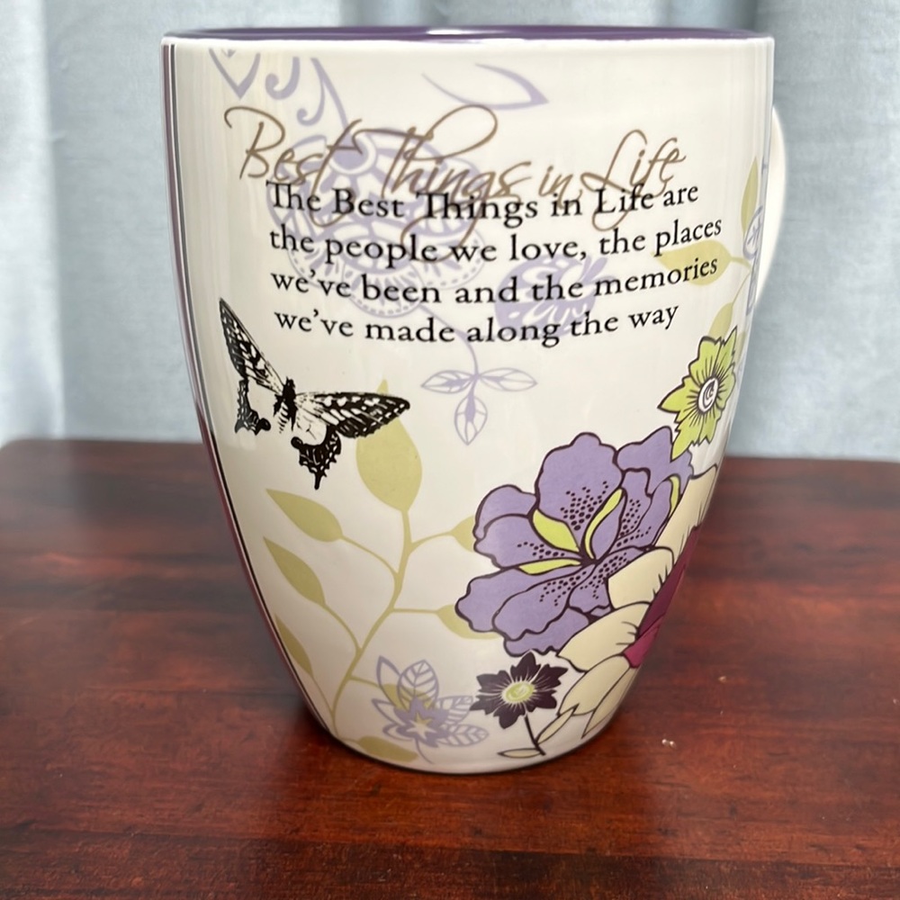 Pavillion Mark My Words Mug Best Things in Life are...People...Places...Memories